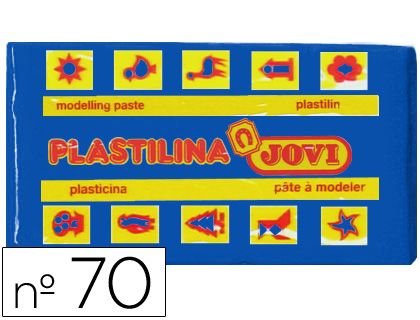 Barra 50g. plastilina Jovi 70 azul oscuro